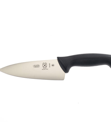 Dao Bếp Trưởng Mercer Culinary M22606 15.2 cm Cán Santoprene®/Polypropylene Đen Thép Carbon Cao Nhật Bản