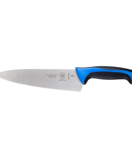 Dao Bếp Trưởng Mercer Culinary M22608BL 20.3 cm Tay Cầm Santoprene®/Polypropylene Xanh Thép Nhật Carbon Cao