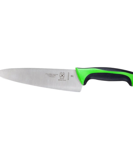 Dao Bếp Trưởng Mercer Culinary M22608GR 20.3cm Cán Santoprene®/Polypropylene Xanh Thép Nhật Carbon Cao