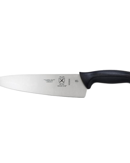 Dao Đầu Bếp Mercer Culinary M22609 22.9 cm Cán Santoprene®/Polypropylene Đen Thép Nhật Carbon Cao