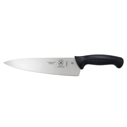 Dao Đầu Bếp Mercer Culinary M22609 22.9 cm Cán Santoprene®/Polypropylene Đen Thép Nhật Carbon Cao
