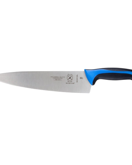 Dao Đầu Bếp Mercer Culinary M22610BL 25.4 cm Cán Santoprene®/Polypropylene Xanh Dương Thép Nhật Carbon Cao
