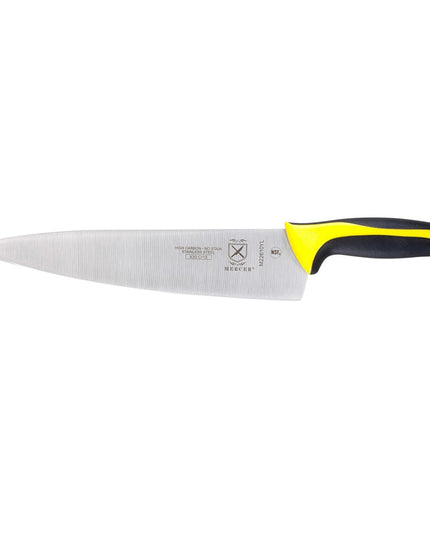 Dao Bếp Trưởng Mercer Culinary M22610YL 25.4 cm Cán Santoprene®/Polypropylene Vàng Thép Nhật Carbon Cao