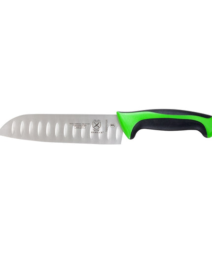 Dao Santoku Mercer Culinary M22707GR 17.8cm Lưỡi Thép Nhật Carbon Cao Tay Cầm Santoprene®/Polypropylene Xanh Lá