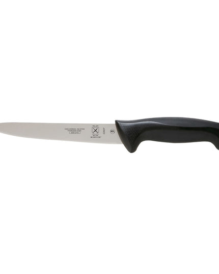 Dao Phi Lê Mercer Culinary M22807 17.8 cm Tay Cầm Santoprene®/Polypropylene Đen Thép Carbon Cao Nhật Bản
