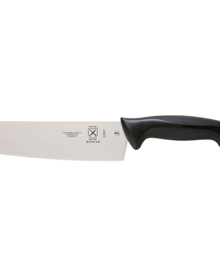 Dao Thái Rau Nakiri Mercer Culinary M22907 17.8cm Cán Santoprene®/Polypropylene Màu Đen, Thép Carbon Cao Nhật Bản