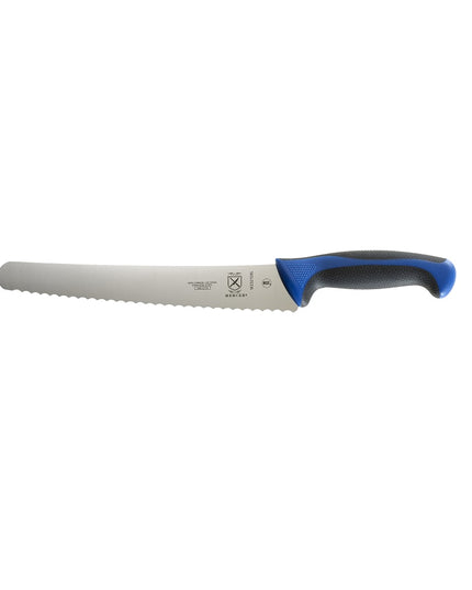 Dao Cắt Bánh Mì Mercer Culinary M23210BL 25.4 cm Tay Cầm Santoprene®/Polypropylene Xanh Dương Thép Nhật Carbon Cao
