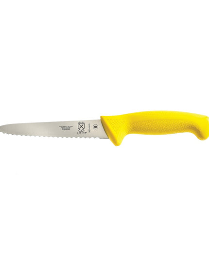 Dao Tiện Ích Mercer Culinary M23406YL 15.2cm Tay Cầm Santoprene®/Polypropylene Vàng Thép Nhật Carbon Cao