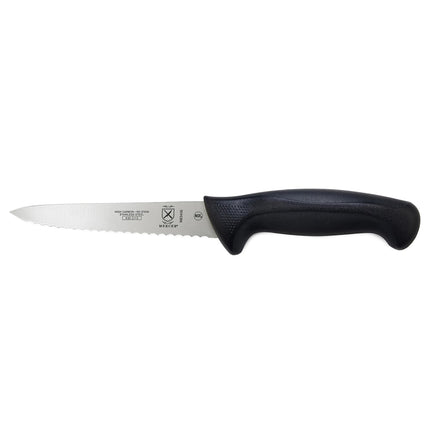Dao Đa Năng Mercer Culinary M23408 20.3 cm Cán Santoprene®/Polypropylene Đen Thép Nhật Carbon Cao