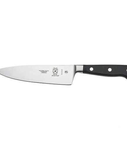 Dao Đầu Bếp Mercer Culinary M23506 15.2 cm Tay Cầm Delrin® Ergonomic Đen Thép Đức Carbon Cao