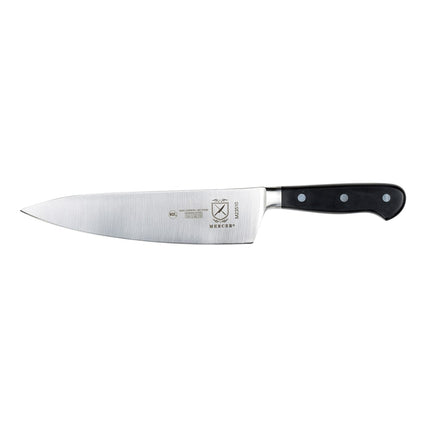 Dao Bếp Trưởng Mercer Culinary M23510 20.3cm Cán Delrin® Đen Thép Đức Carbon Cao