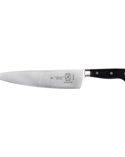 Dao Đầu Bếp Mercer Culinary M23520 22.9 cm Cán Delrin® Đen Công Thái Học Thép Đức Carbon Cao