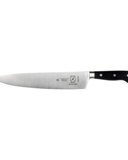Dao Đầu Bếp Mercer Culinary M23530 25.4 cm Cán Delrin® Đen Công Thái Học Thép Đức Carbon Cao