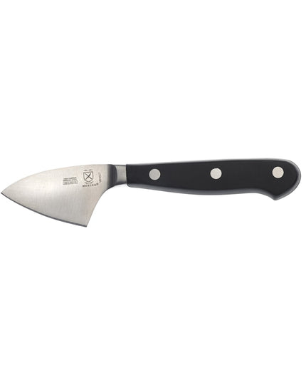 Mercer Culinary M23607 Dao Cắt Phô Mai Parmesan 7 cm Cán POM Đen Ergonomic, Thép Đức Cacbon Cao