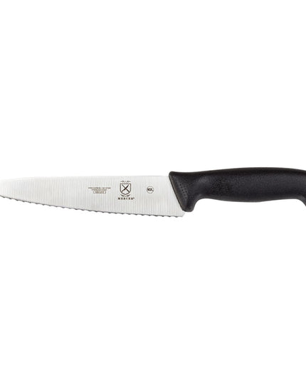 Dao Bếp Trưởng Mercer Culinary M23830 19 cm Tay Cầm Santoprene®/Polypropylene Đen Thép Nhật Carbon Cao