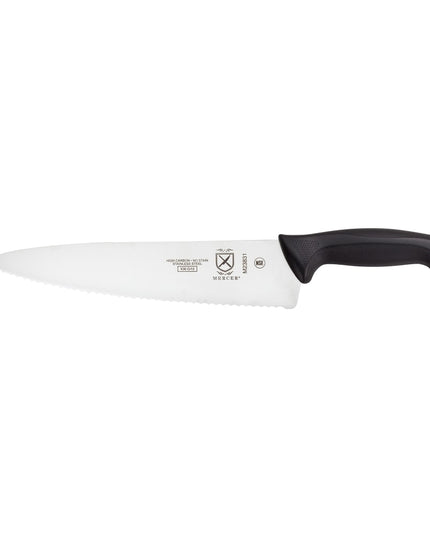Dao Đầu Bếp Mercer Culinary M23831 25.4 cm Cán Santoprene®/Polypropylene Đen Thép Nhật Carbon Cao