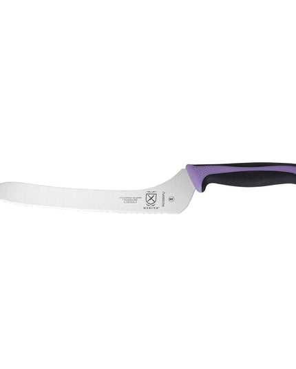 Dao Cắt Bánh Mì Mercer Culinary M23890PU 22.9 cm Tay Cầm Santoprene®/Polypropylene Tím Thép Nhật Carbon Cao