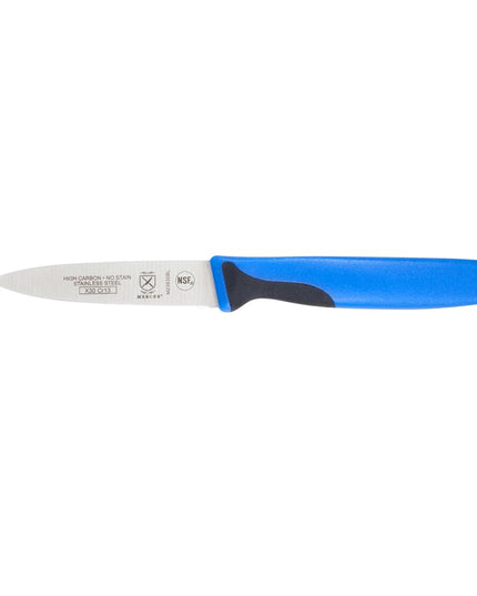 Dao Gọt Mercer Culinary M23930BL 7.6cm Tay Cầm Santoprene®/Polypropylene Xanh Dương Thép Nhật Carbon Cao