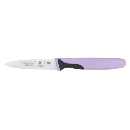 Dao Gọt Mercer Culinary M23930PU 7.6cm Tay Cầm Santoprene®/Polypropylene Tím Thép Nhật Carbon Cao