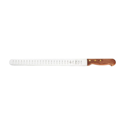 Dao Thái Lát Granton Mercer Culinary M26080 35.6 cm Tay Cầm Gỗ Hồng Mộc Thép Nhật Bản Carbon Cao
