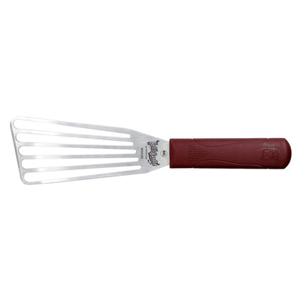 Xẻng Lật Cá Có Rãnh Mercer Culinary M33183 16.5 cm Tay Cầm Nylon Đỏ Thép Không Gỉ