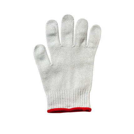 Găng Tay Chống Cắt Mercer Culinary M33413S Cỡ Nhỏ - Gia Cường Thép Không Gỉ, Trắng Viền Đỏ