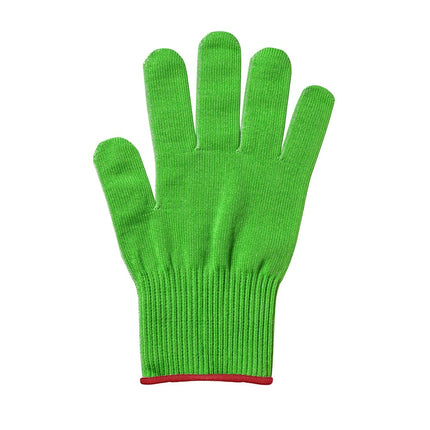 Găng Tay Chống Cắt Mercer Culinary M33415GRS Cỡ Nhỏ - Polyethylene Phân Tử Siêu Cao, Xanh Lá Viền Đỏ