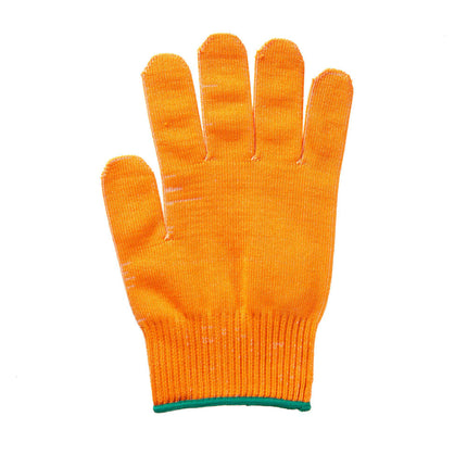 Găng Tay Chống Cắt Mercer Culinary M33415ORM Cỡ Trung - Polyethylene Phân Tử Siêu Cao, Cam Viền Xanh Lá