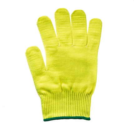 Găng Tay Chống Cắt Mercer Culinary M33415YLM Cỡ Medium - Polyethylene Phân Tử Siêu Cao, Vàng Cổ Tay Xanh Lá