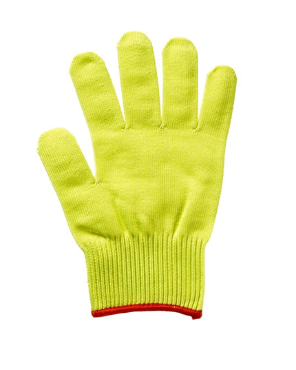 Găng Tay Chống Cắt Mercer Culinary M33415YLS Cỡ Small - Polyethylene Phân Tử Siêu Cao, Vàng Cổ Tay Đỏ