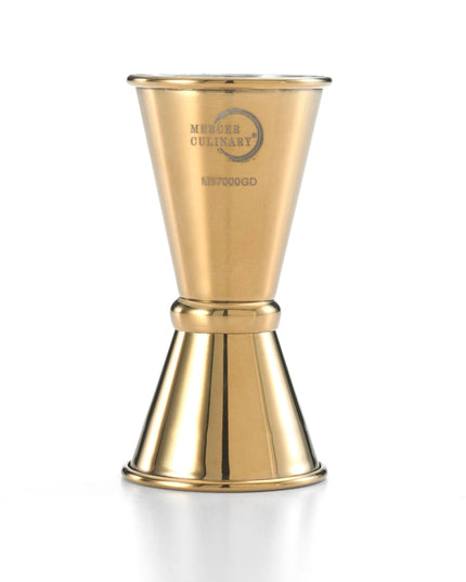 Ly Đong Đôi Kiểu Nhật Barfly M37000GD - 15 ml & 22 ml, Màu Vàng
