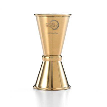 Ly Đong Đôi Kiểu Nhật Barfly M37000GD - 15 ml & 22 ml, Màu Vàng