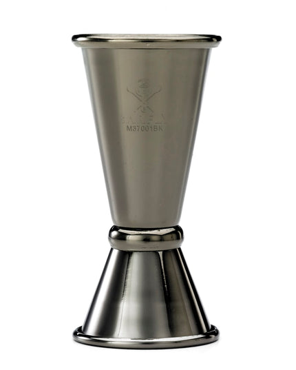 Ly Đong Đôi Kiểu Nhật Barfly M37001BK - 20 ml & 40 ml, Màu Đen Gun Metal