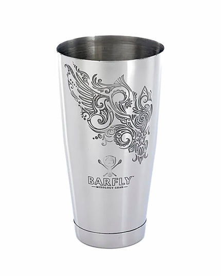 Bình Lắc Cocktail Thép Không Gỉ Barfly M37008MER 828 ml Logo Barfly