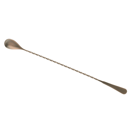 Thìa Bar Kiểu Nhật Barfly M37010ACP Đầu Gia Công Đồng Cổ Điển 33.5 cm