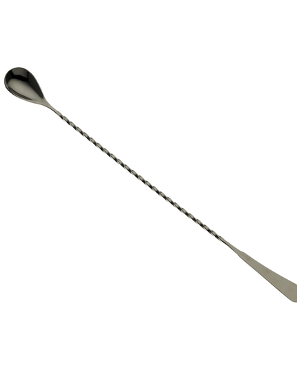 Thìa Bar Kiểu Nhật Barfly M37010BK Đầu Gia Công Màu Đen Gun Metal 33.5 cm