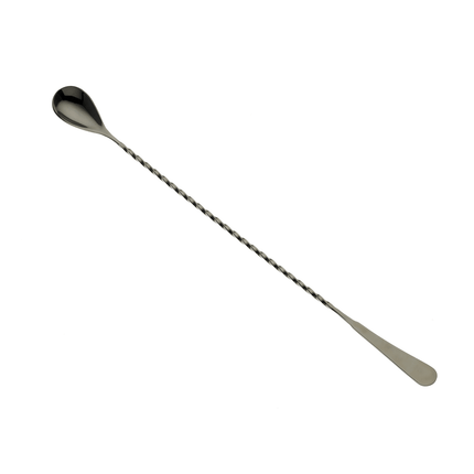 Thìa Bar Kiểu Nhật Barfly M37010BK Đầu Gia Công Màu Đen Gun Metal 33.5 cm