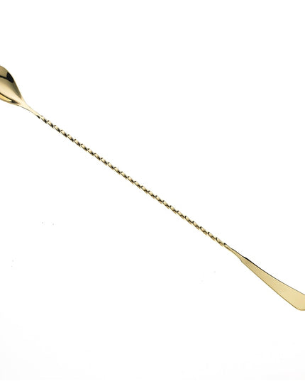 Thìa Bar Kiểu Nhật Barfly M37010GD 33.5 cm Đầu Gia Công Vàng