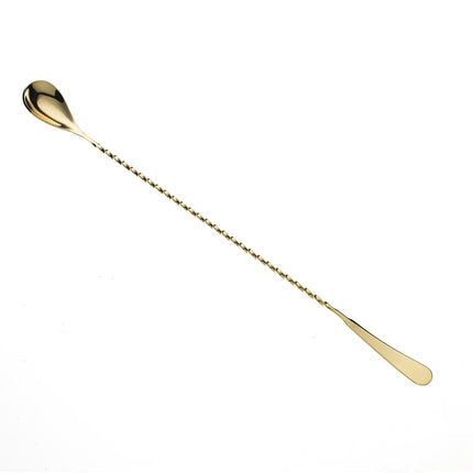 Thìa Bar Kiểu Nhật Barfly M37010GD 33.5 cm Đầu Gia Công Vàng