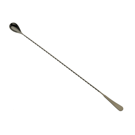 Thìa Bar Kiểu Nhật Barfly M37011BK Đầu Tiện CNC 43.5 cm Đen Gun Metal