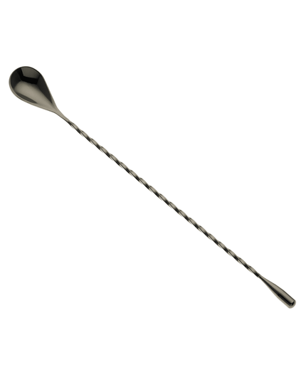 Thìa Bar Barfly M37012BK 30 cm Đầu Giọt Nước Đen Gun Metal