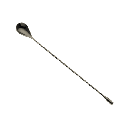 Thìa Bar Barfly M37012BK 30 cm Đầu Giọt Nước Đen Gun Metal