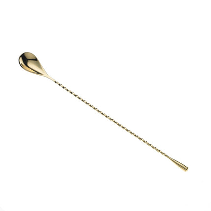 Thìa Bar Barfly M37012GD Đầu Giọt Nước Màu Vàng Gold 30 cm