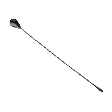 Thìa Bar Đầu Giọt Nước Có Trọng Lượng Barfly M37013BK 40 cm Đen Gun Metal