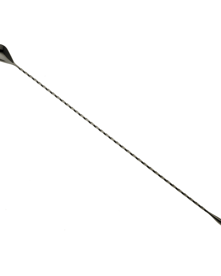 Thìa Bar Barfly M37014BK Đầu Giọt Nước Có Trọng Lượng Màu Đen Gun Metal 49.8 cm