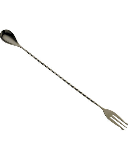 Thìa Bar Barfly M37015BK Đầu Nĩa Màu Đen Gun Metal 31.4 cm