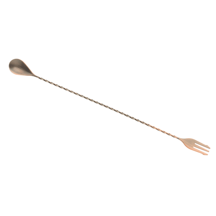 Thìa Bar Barfly M37016ACP Đầu Nĩa Đồng Cổ Điển 40 cm