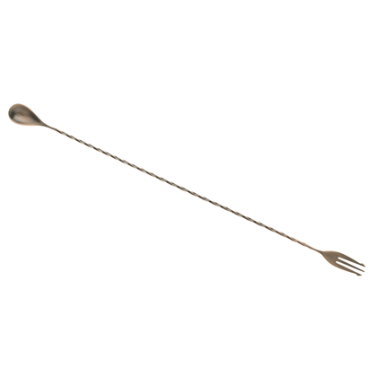 Thìa Bar Đầu Nĩa Barfly M37017ACP 49.8 cm Đồng Cổ Điển