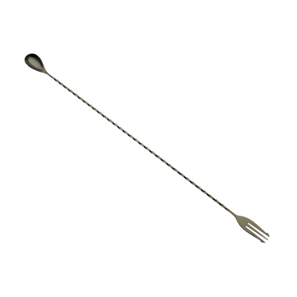 Thìa Bar Barfly M37017BK 49.8 cm Đầu Nĩa Đen Gun Metal