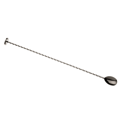 Thìa Bar Barfly M37019BK 40 cm Đầu Muddler, Đen Gun Metal